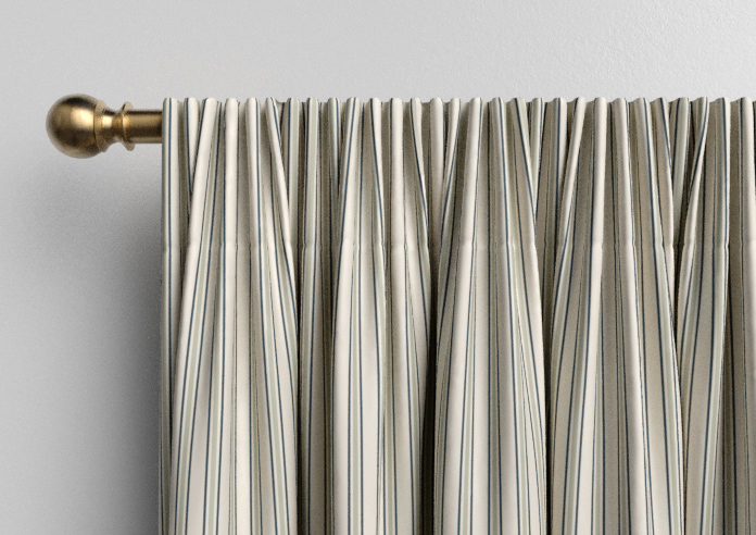The British Stripe Co. Mary, Polzeath No.1 - Made to Measure Curtains - Image 9